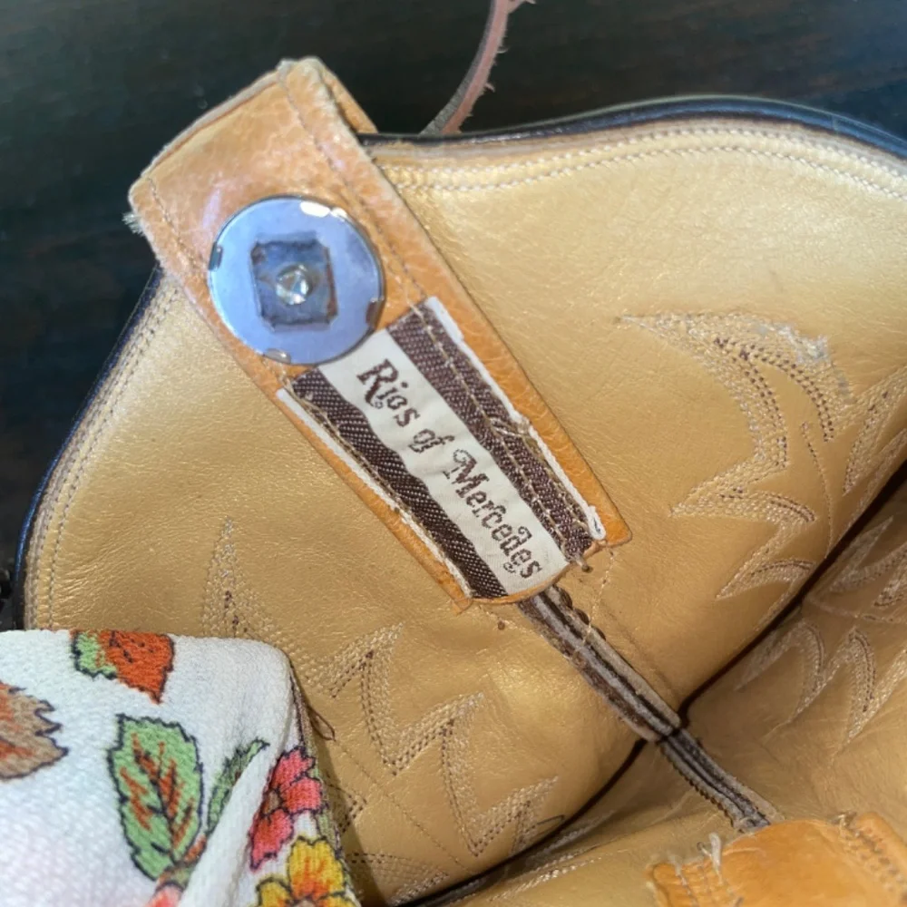 Rios Of Mercedes Western Cowboy Tanned Ostrich Leather Boot‎ Crossbody Wine Bag